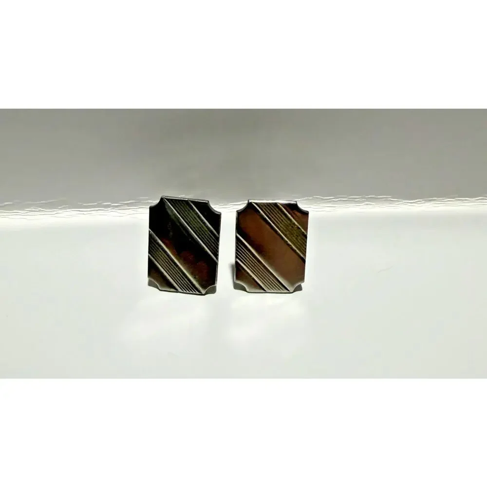 Lot of 6 Vintage Cufflink Pairs - and 2 Singles Mixed Styles